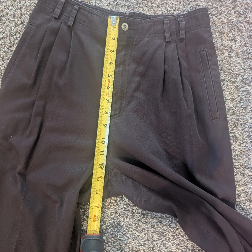vintage Liz Claiborne Chocolate Brown Trousers - Picture 5 of 7